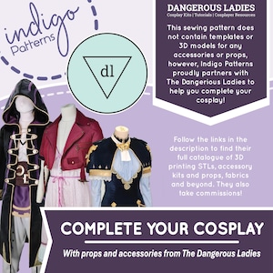 Journeying Elf Cosplay Sewing Pattern: Dress, Apron, Cape (Digital Download) immagine 10