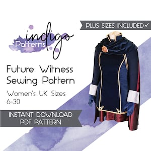 Lucina Cosplay Sewing Pattern, Lucina   Awakening Cosplay Sewing Pattern, Lucina Costume Pattern, Lucina  Engage