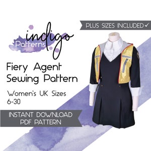 Mizuki AI Somnium Files Cosplay Sewing Pattern, Nirvana Initiative Mizuki Cosplay Sewing Pattern, AI Cosplay Pattern, Mizuki Cosplay Pattern