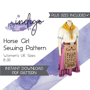 Horse Girl Sewing Pattern - Digital Download
