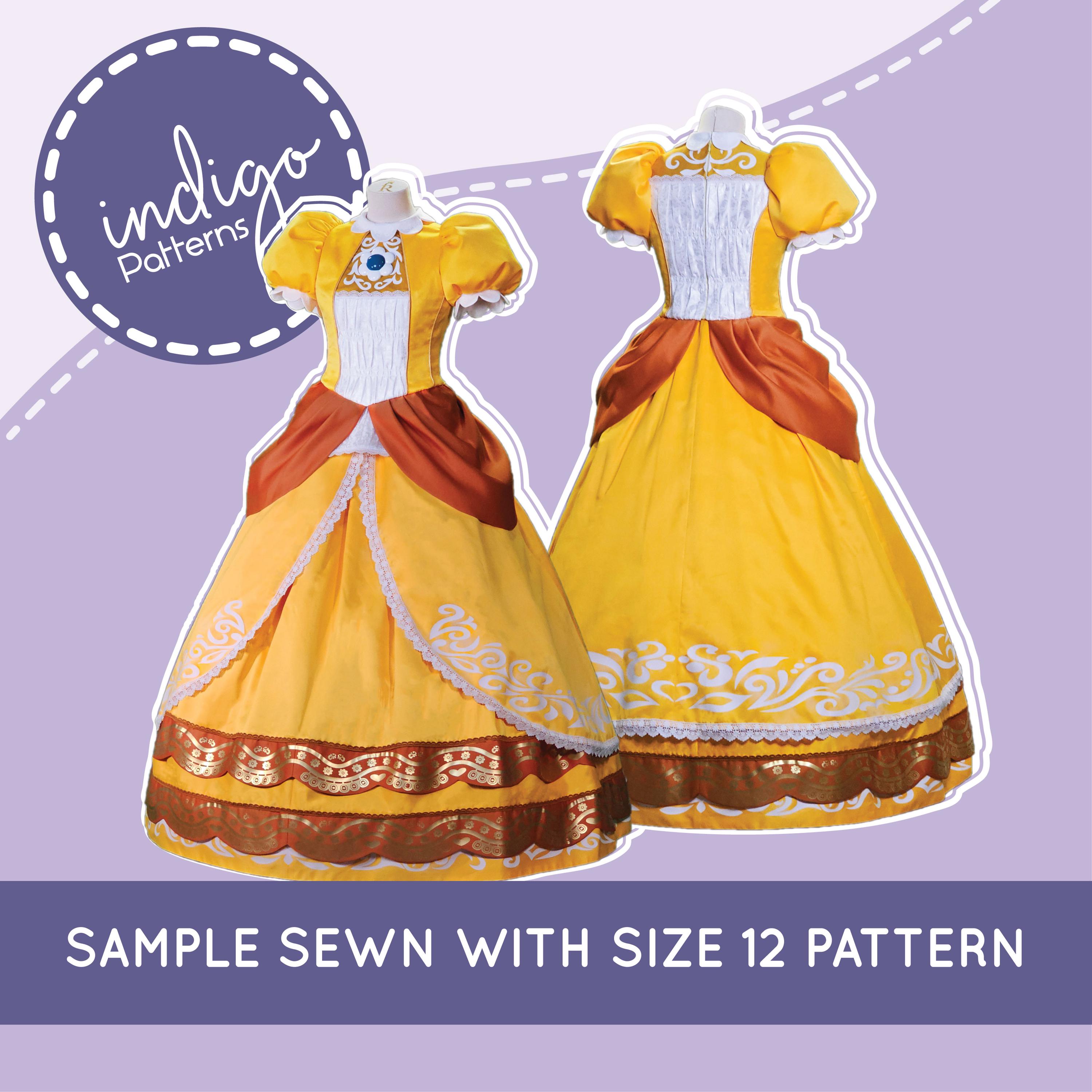 Ultimate Princess Daisy Cosplay Sewing Pattern: Bodice and Skirts UK Sizes  4-30 (digital Download) - Etsy