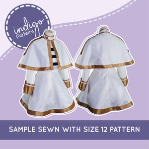 Journeying Elf Cosplay Sewing Pattern: Dress, Apron, Cape (Digital Download) immagine 6