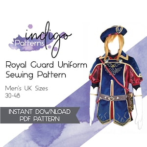 Royal Guard Uniform Sewing Pattern  - Digital Download