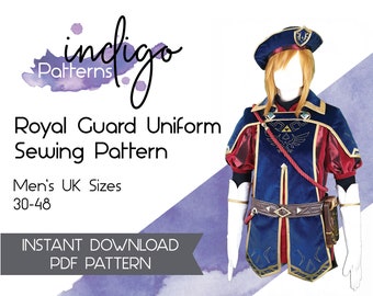Royal Guard Uniform Sewing Pattern  - Digital Download