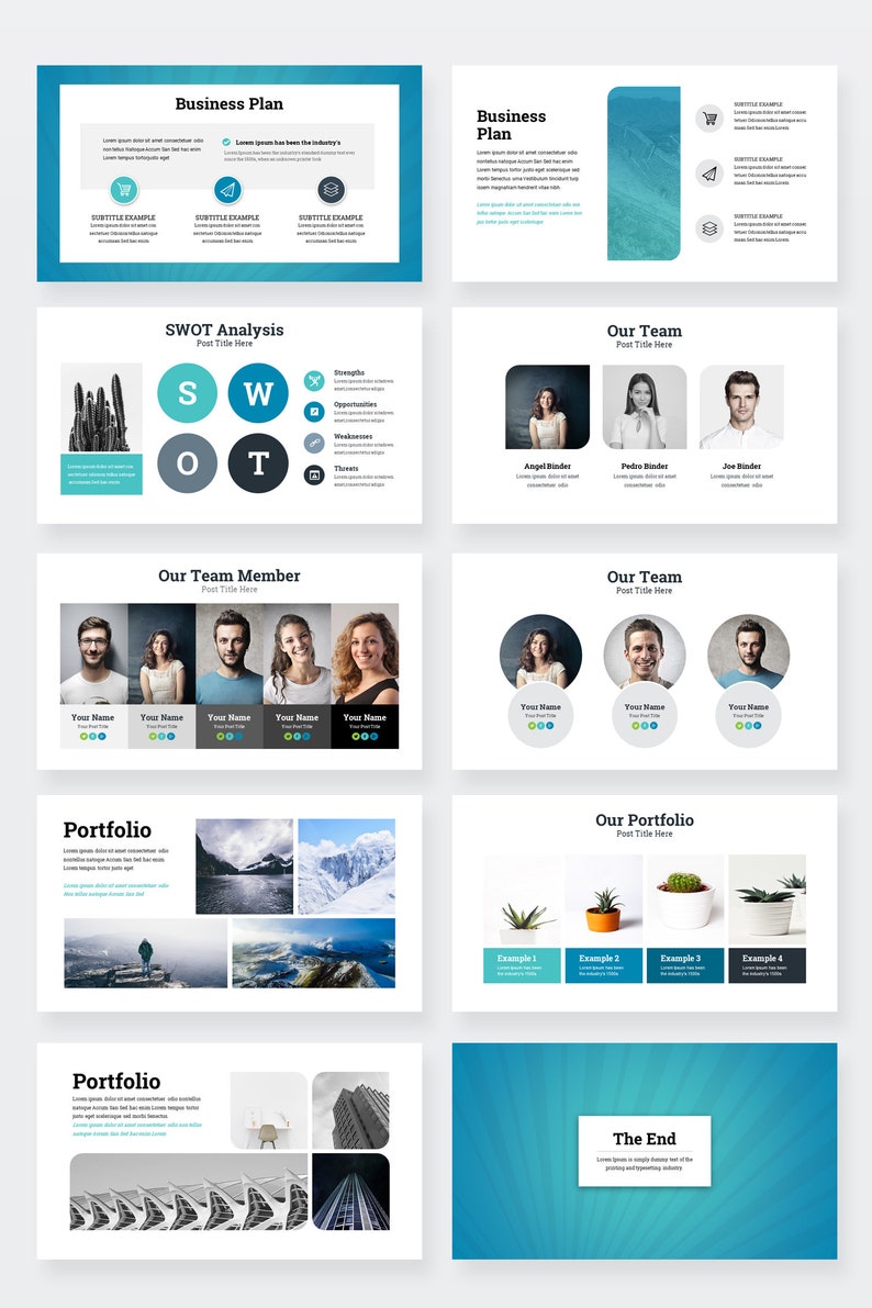 popular clean powerpoint presentation template etsy popular powerpoint templates