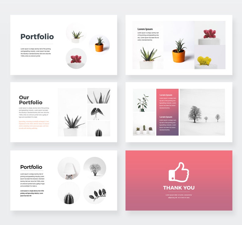 Canva Business Powerpoint Presentation Template - Etsy