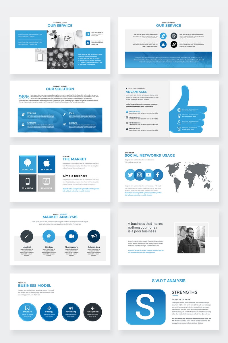 Canva Creative Multipurpose Google Slides Presentation | Etsy
