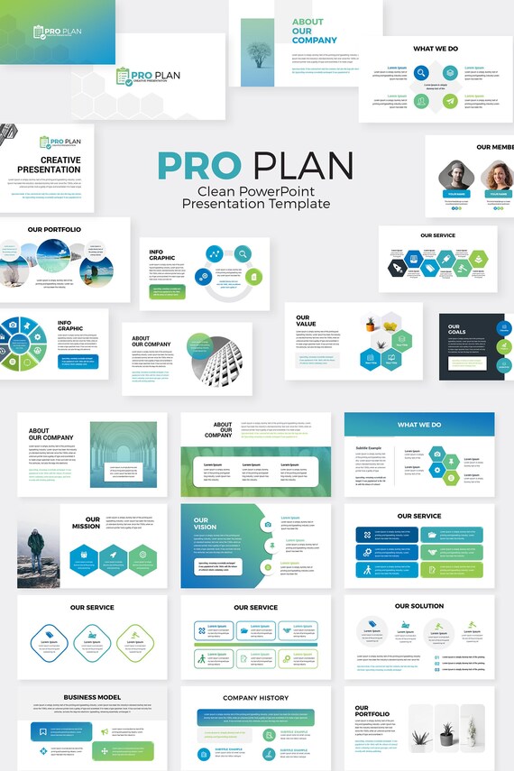 Business Infografik Prasentation Powerpoint Vorlage Etsy