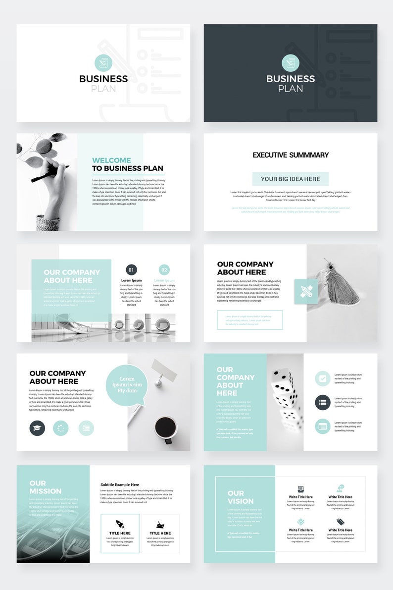 business plan google slides template