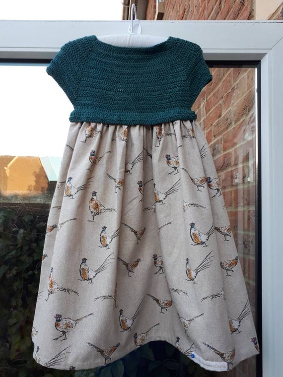 rustic toddler dress