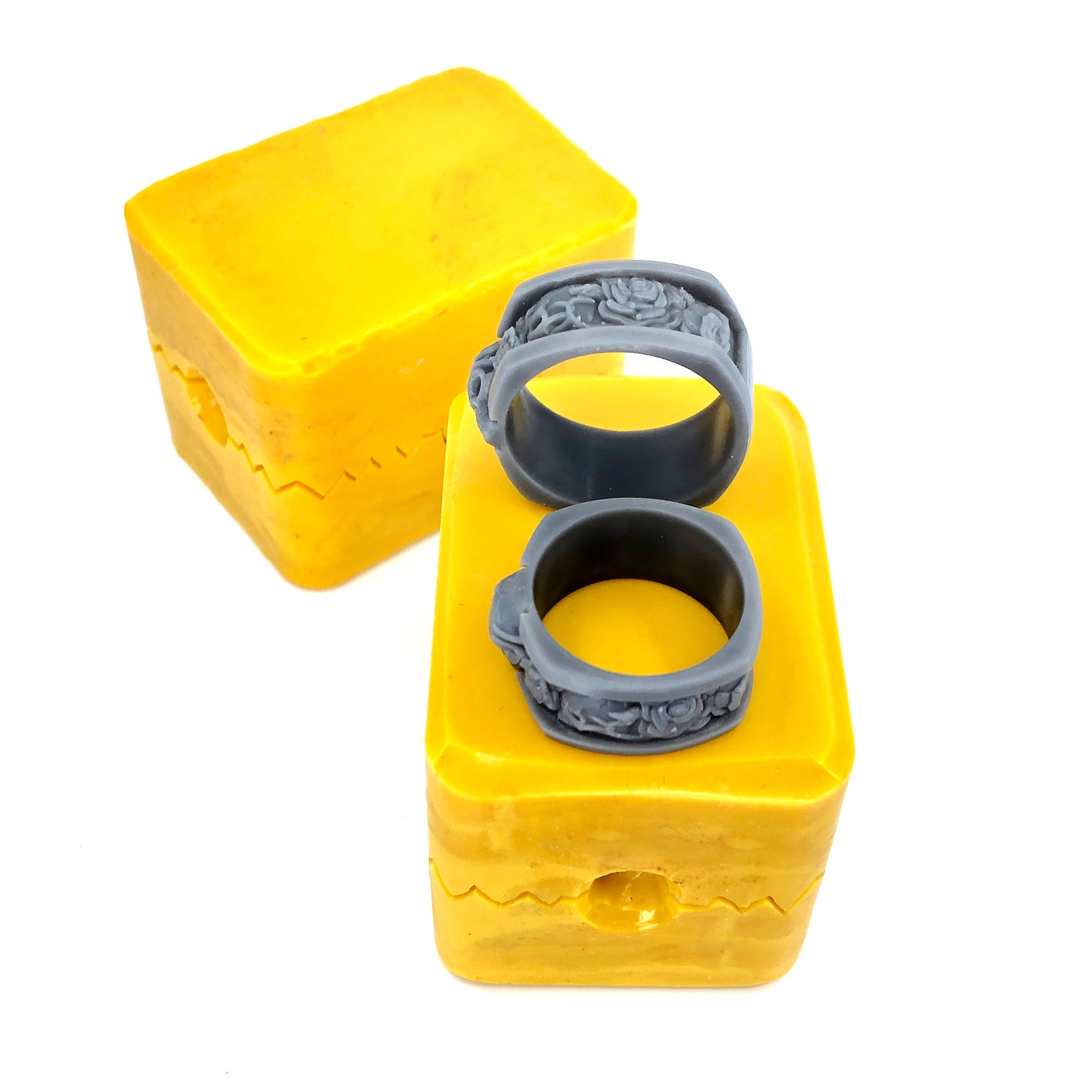 Jewelry Rubber Molds Wedding Bands Calavera Wedding Etsy