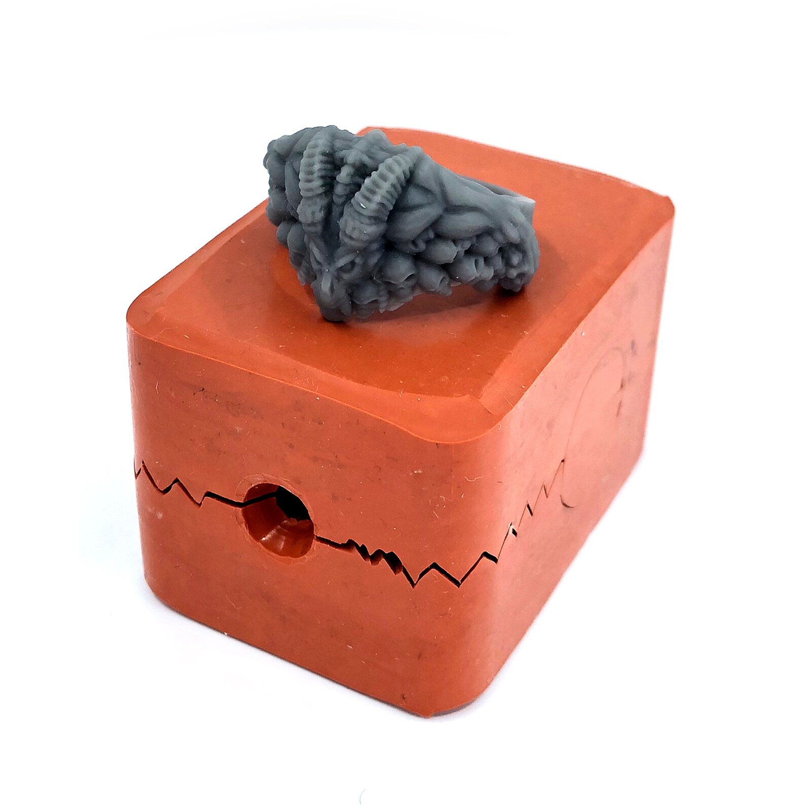 Jewelry Mold Demon Ring Skulls 3D Print Wax Casting Etsy