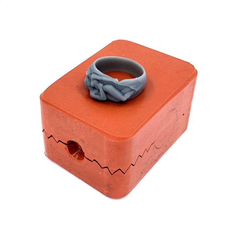 Rubber Mold Erotic Ring 3D Print Wax Casting J3DS Etsy
