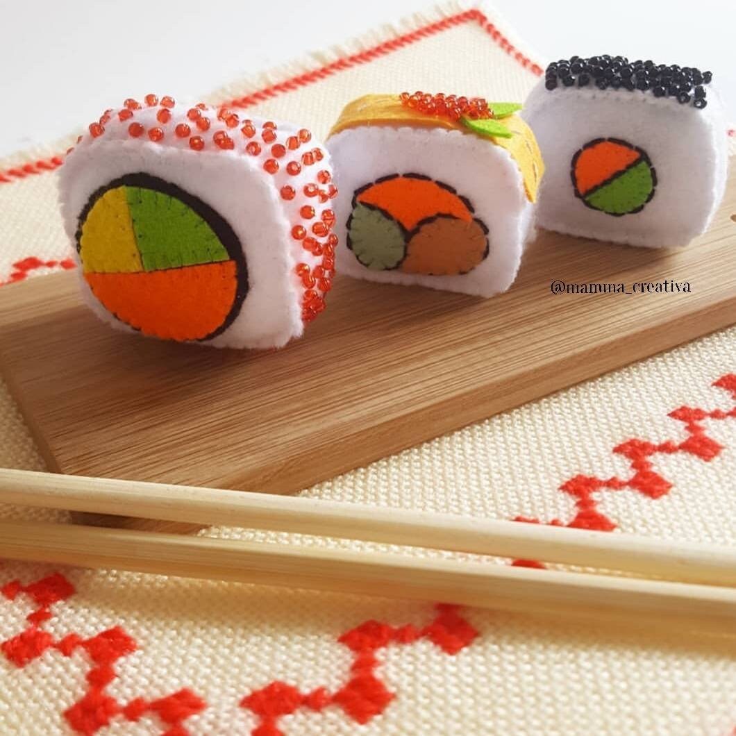 toy kitchen set with food