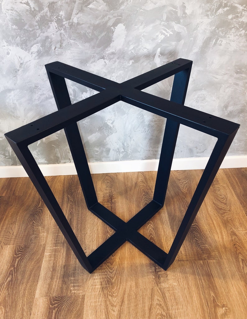 Metal Table Base Round Table Base Dining Table Base Etsy