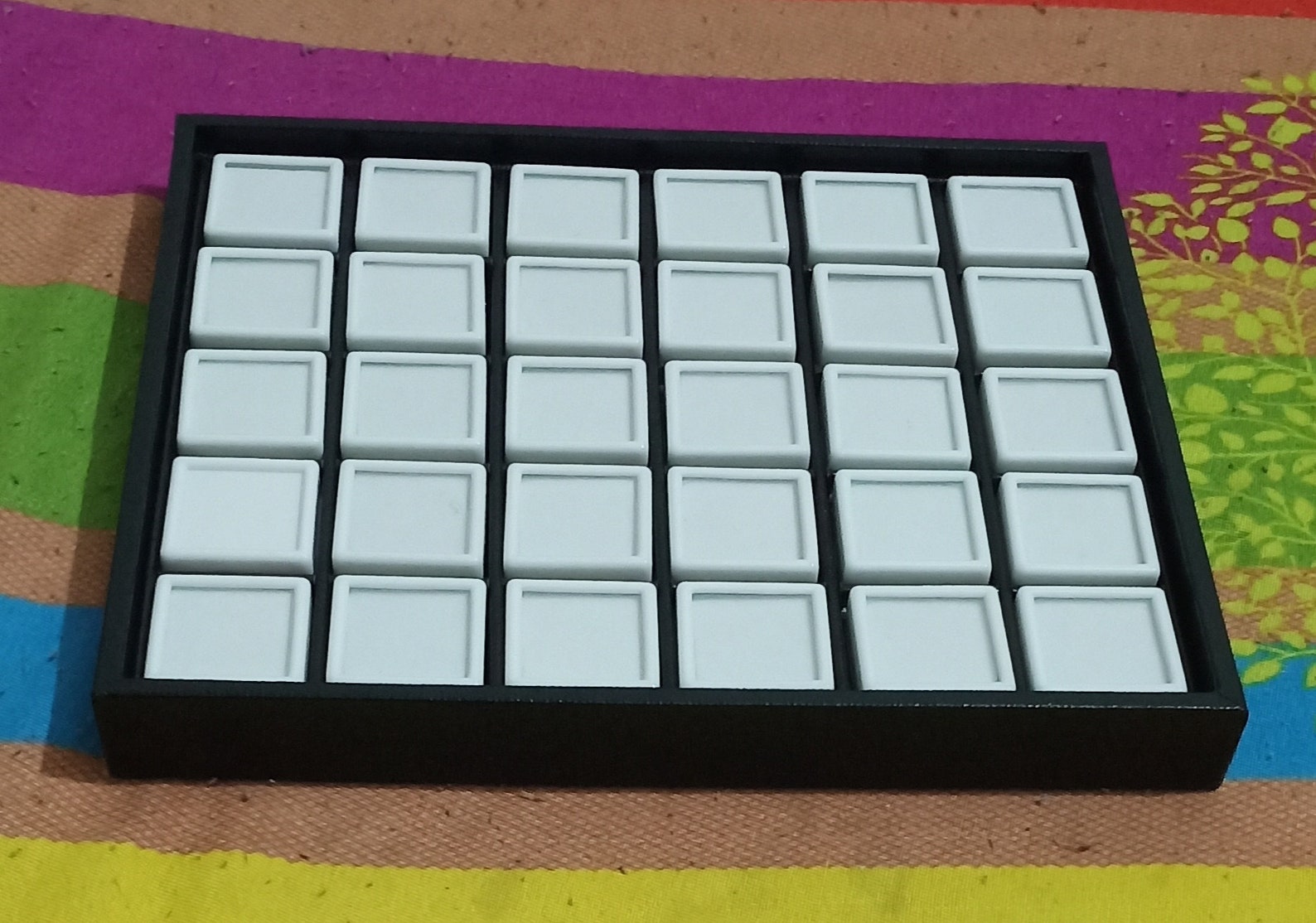 GEMS Diamond Display Storage reversible white and black top Etsy