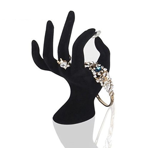 jewelry Holder black Hand Shape Jwellery Stand for ring all jewelry 18x9 cm 