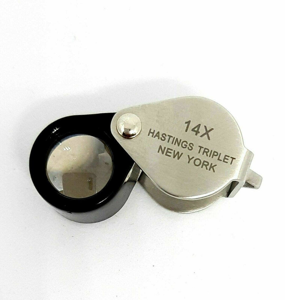 Polygon Magnifier Hastings Triplet 14 X MM Magnifier Eye Loupe 
