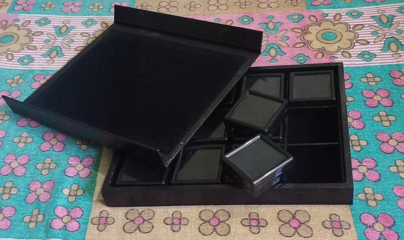 PH PandaHall 12x Diamant Display Box - 10,2x2,8x1,9cm Schmuck Aufbewahrung