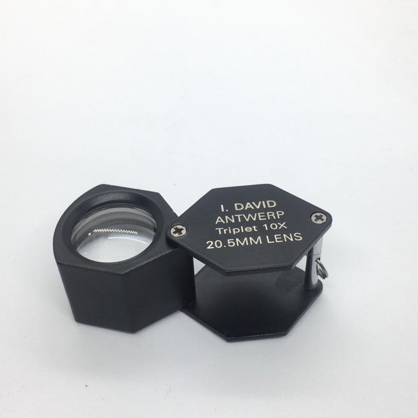 Jeweler Eye Loupe Magnifier Magnifying Glass Jewellery triplet 20.5mm 10X