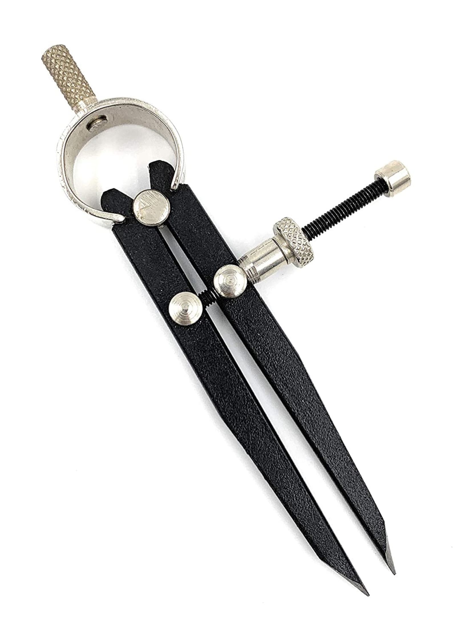 Adjustable Compass Divider 4 and 8 Fine Point Black Powder Coated