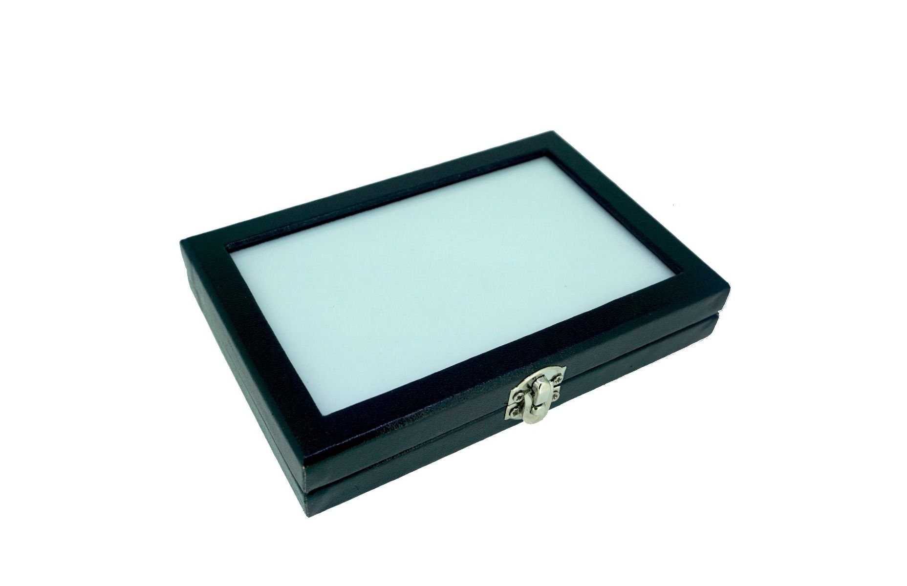 GEMS Diamond Display Storage leather wooden box Jewelry 24x11x3 cm 