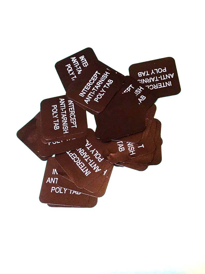 Anti tarnish poly tab sale
