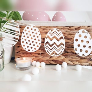 Ostergirlande, aus Papier, Osterdeko, Ostereier, Ostern