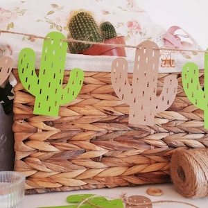 Kaktus girlande - Etsy.de