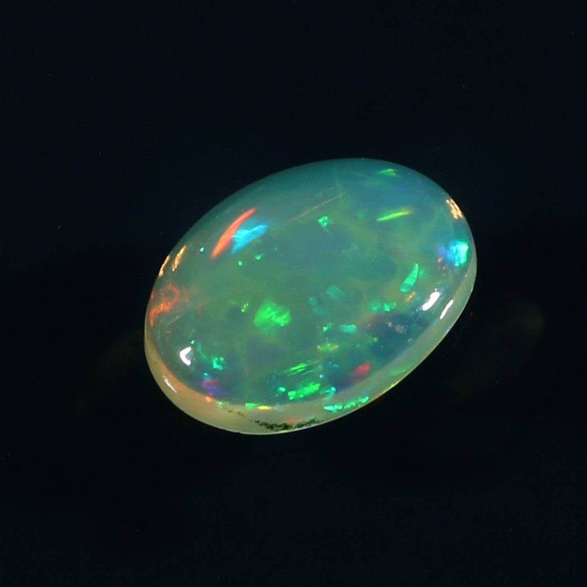 1.00 carat 100% Natural white Ethiopian Opal Opal Cabochon | Etsy