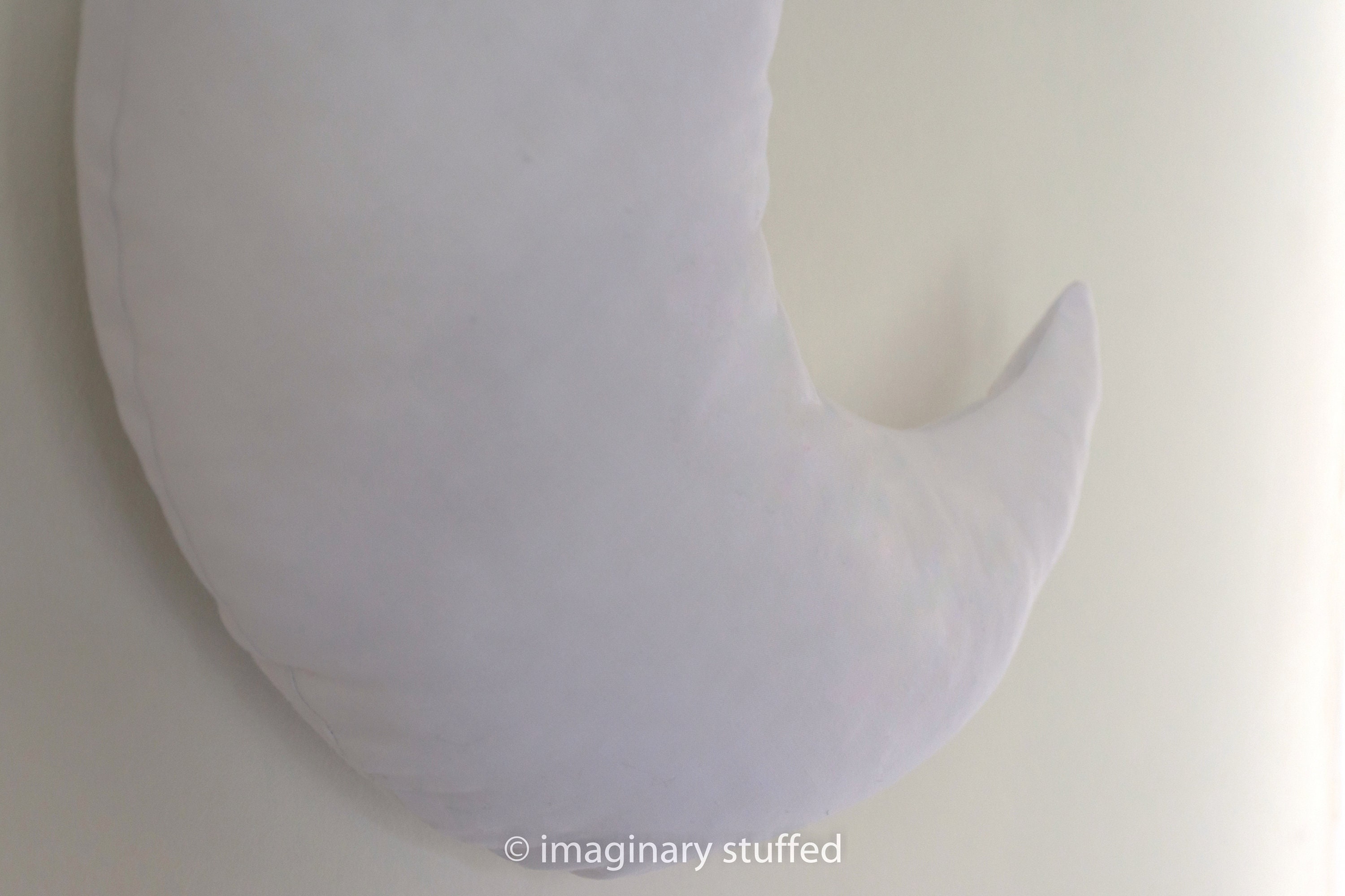 HALFMOON PILLOW Moon shaped pillow Moon Cushion Gray & Etsy