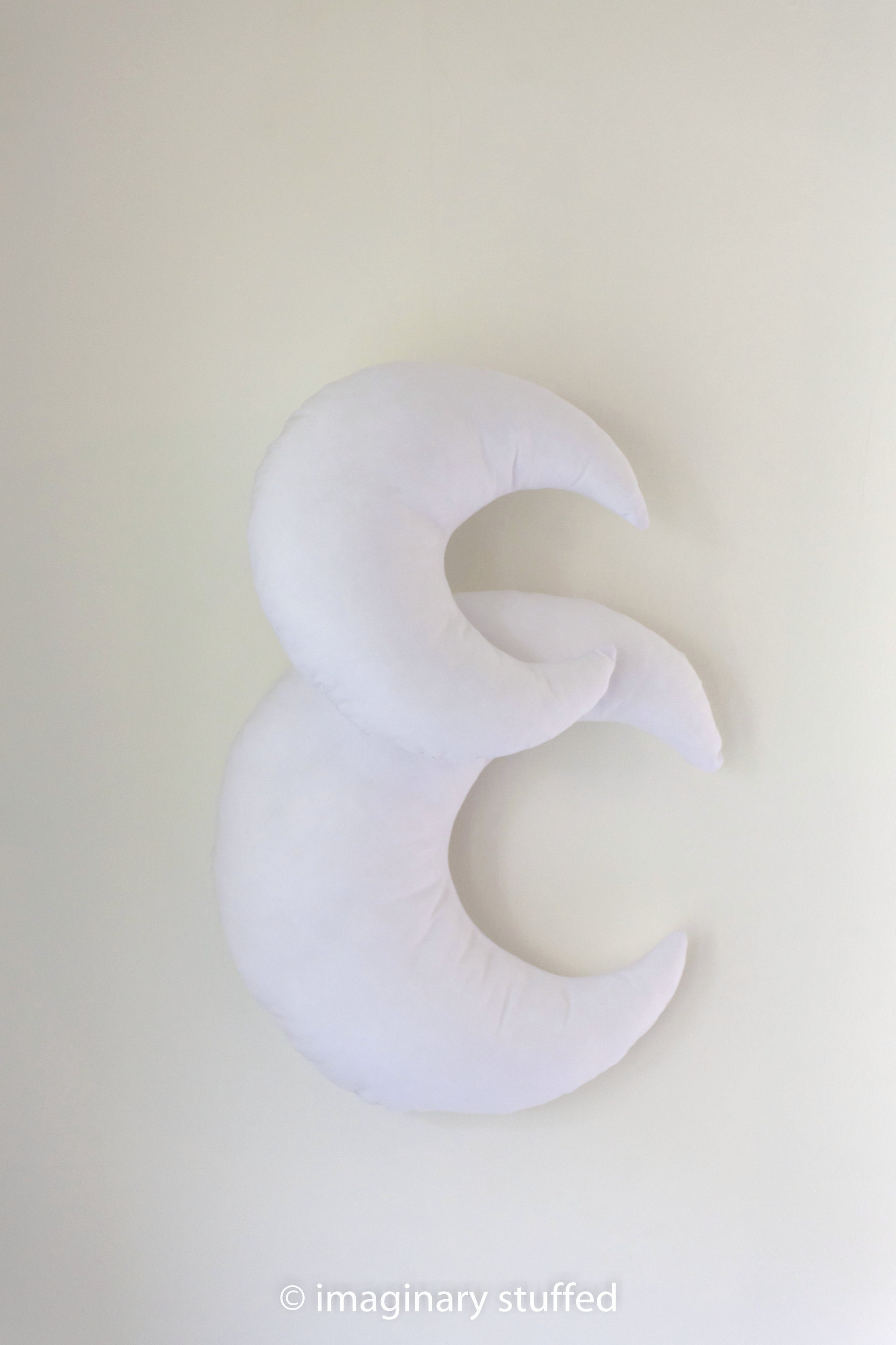 HALFMOON PILLOW Moon shaped pillow Moon Cushion Gray & Etsy