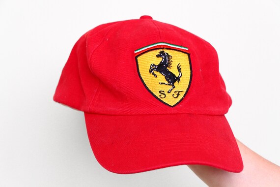 Vintage Ferrari Cap Big Logo Formula 1 