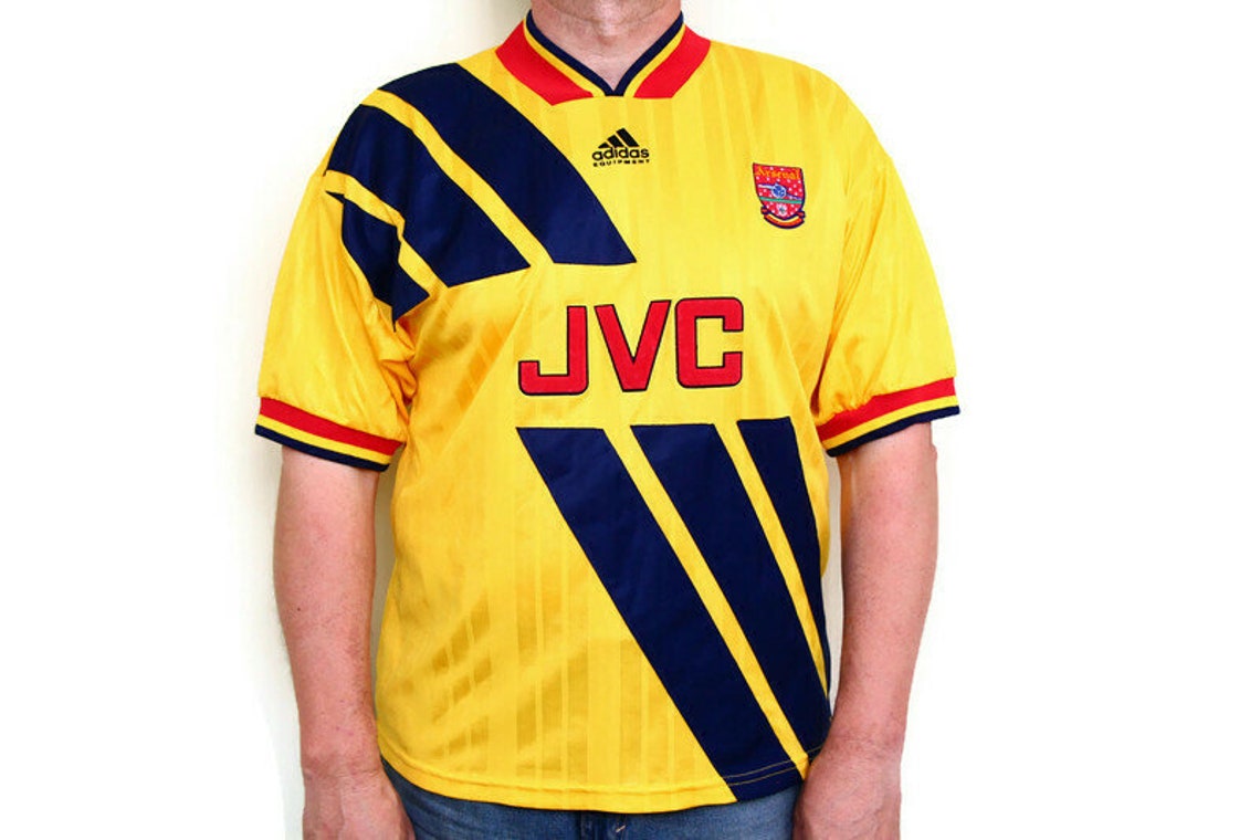 Vintage Arsenal FC Jersey T-shirt Away Season 93/94 Adidas - Etsy