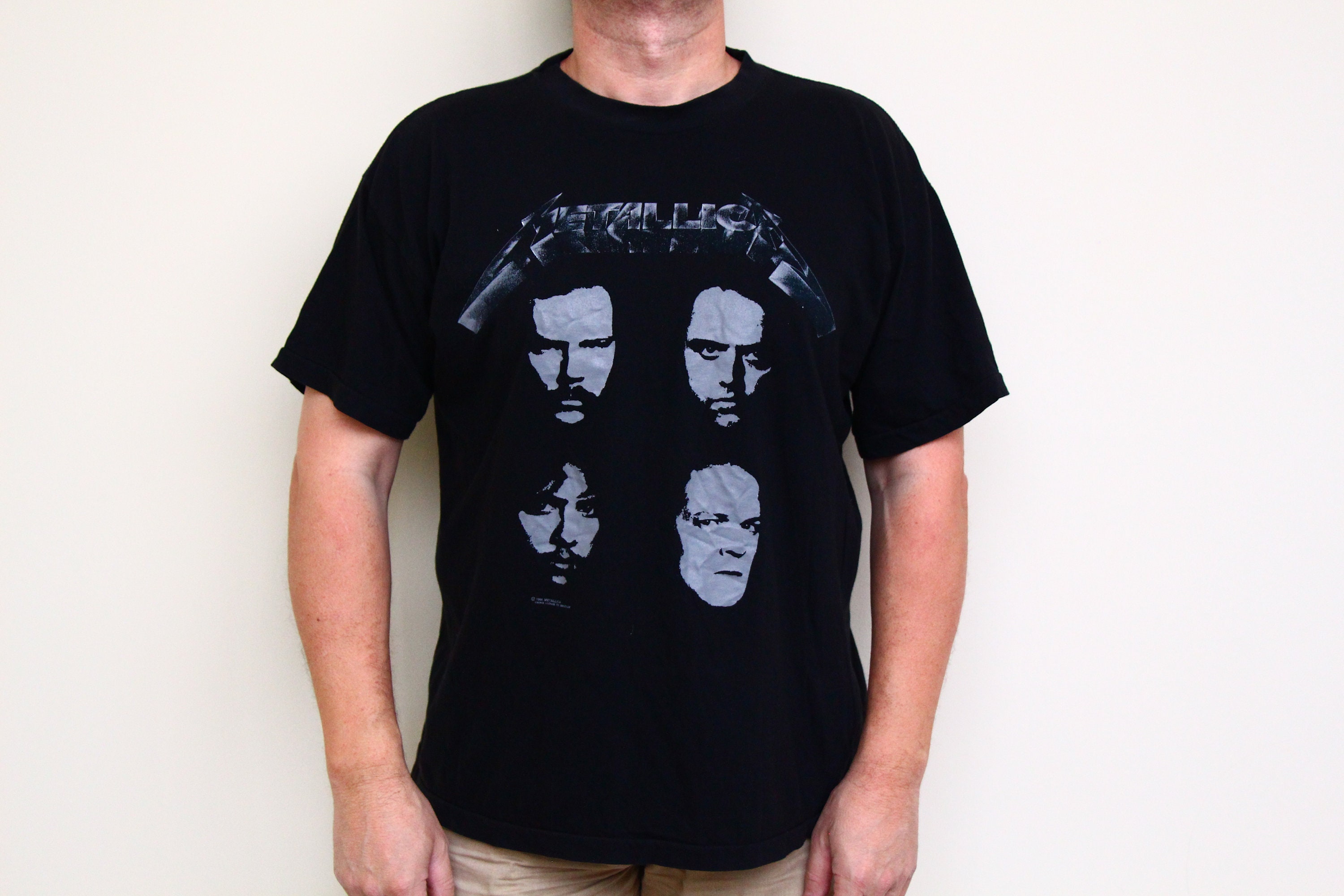 Vintage Metallica Black Album Tour T-shirt 1991 Size XL - Etsy