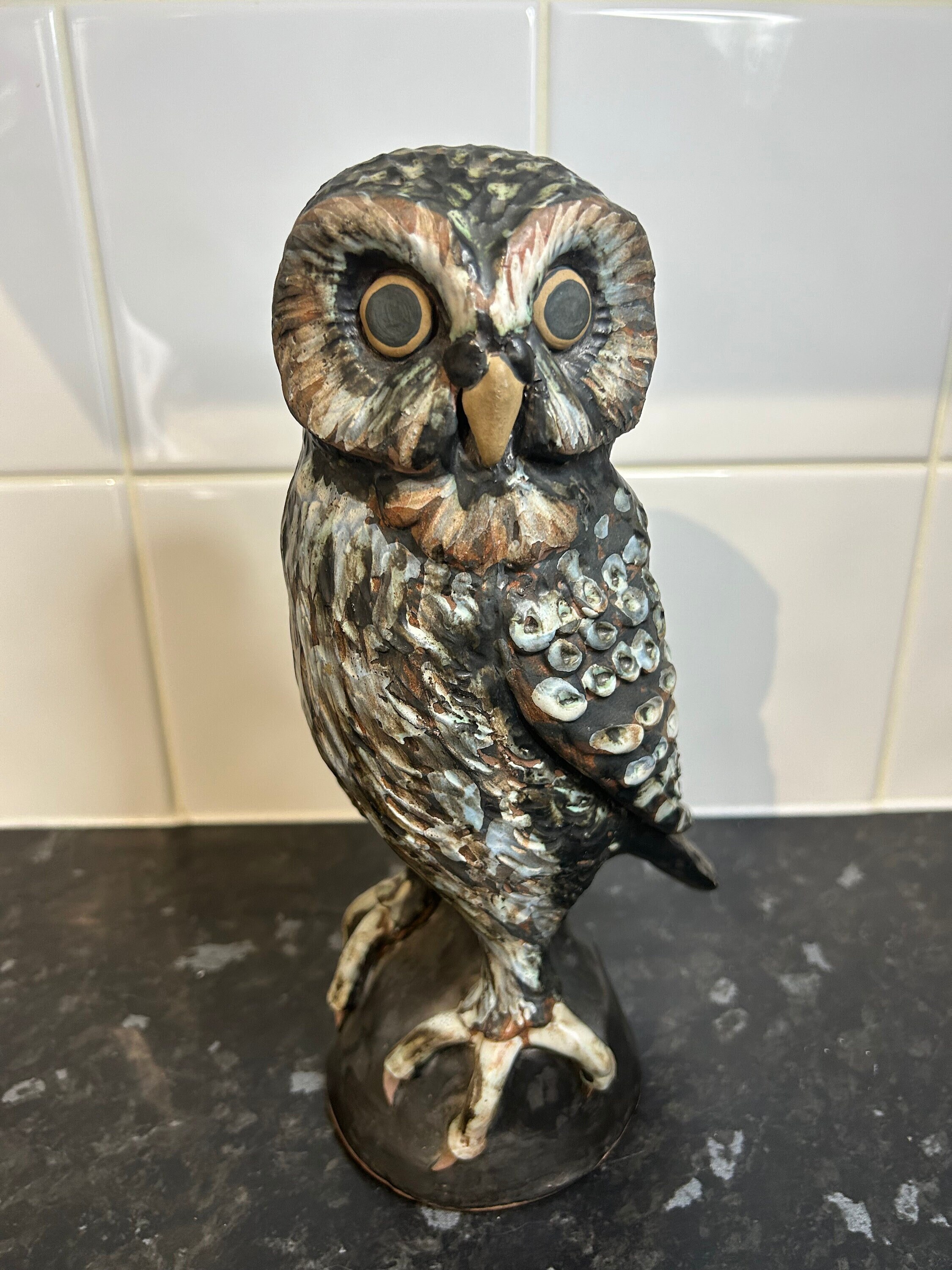 Signed Stuart Bass Large Owl