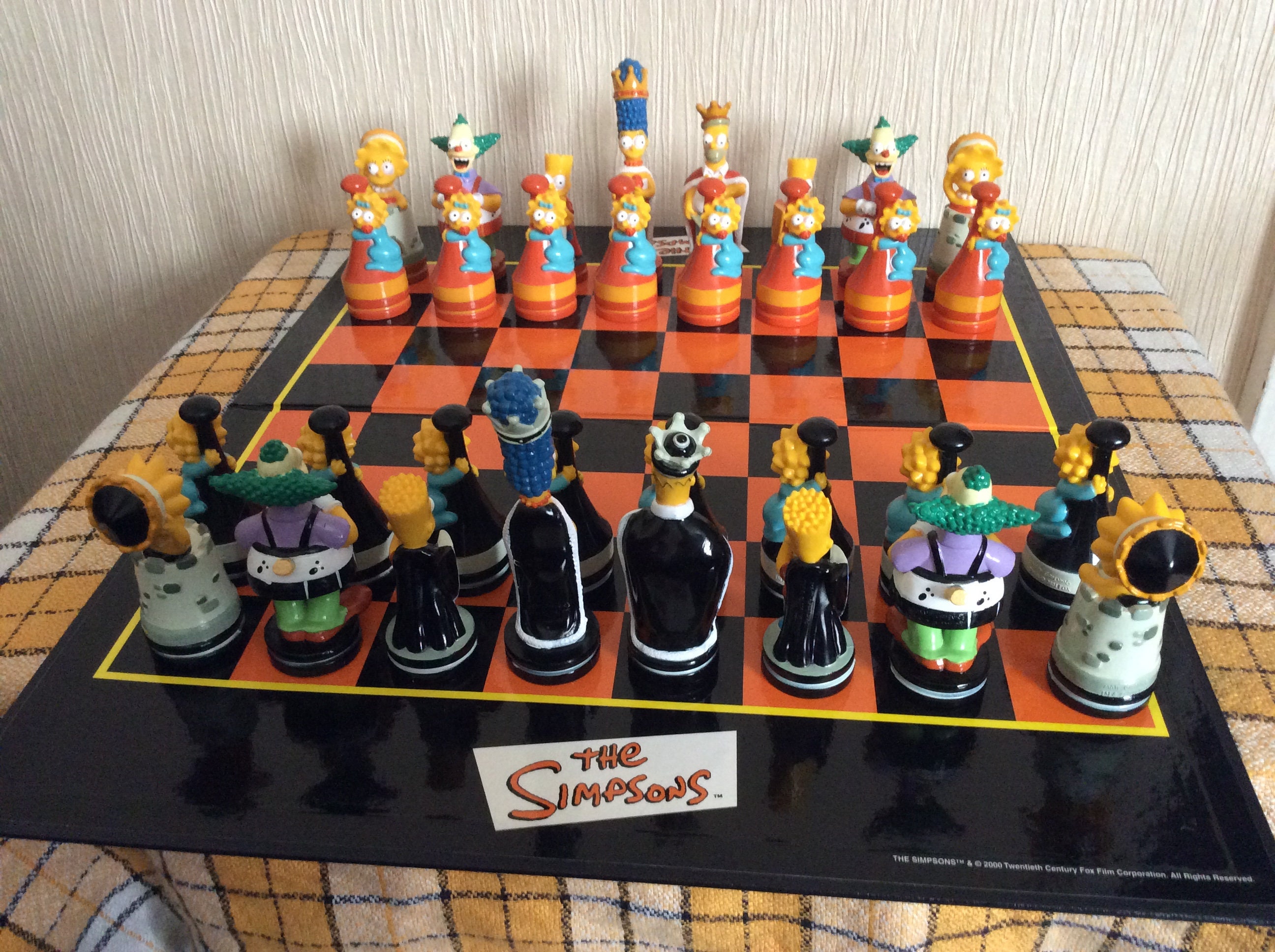 Simpsons Chess Set for sale Only 2 left at 70