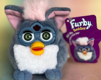 Furby Buddies Elephant - Bean bag - Vintage - Hard to Find - New with Tags