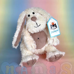 Tiny Pootle Bunny Jellycat Plushie BNWT - Retired - Hard to Find - Vintage Tagged Toy - HTF
