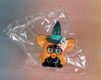 Furby Autumn Witch Plastic Figurine - Unopened - Sealed - Hard to find - Rare - Halloween Plushie