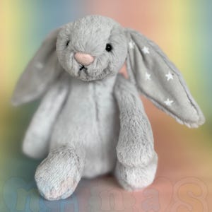 Small Bashful Shimmer Bunny Jellycat Plushie BNWOT - Retired - Hard to Find