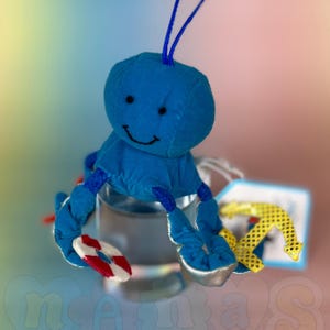 Dingly Dangly Ollie Octopus Jellycat Plushie BNWT - Retired - Hard to Find - Vintage Tagged Toy - Very Rare Find