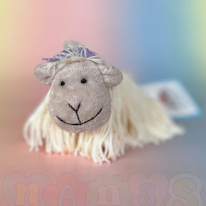 Vintage Rural Rustler White Sheep Jellycat: Goat Lamb Plush BNWT HTF