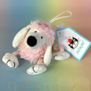Dingly Dangly Perdita Poodle Dog Puppy Jellycat Plushie BNWT - Retired - Hard to Find - Vintage Tagged Toy - Very Rare Find