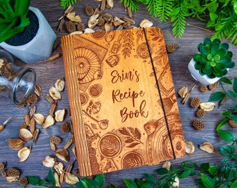 Personalized Recipe Book, Mom blank recipe book, Recipe Journal, Custom Blank Cookbook, Personalized Family