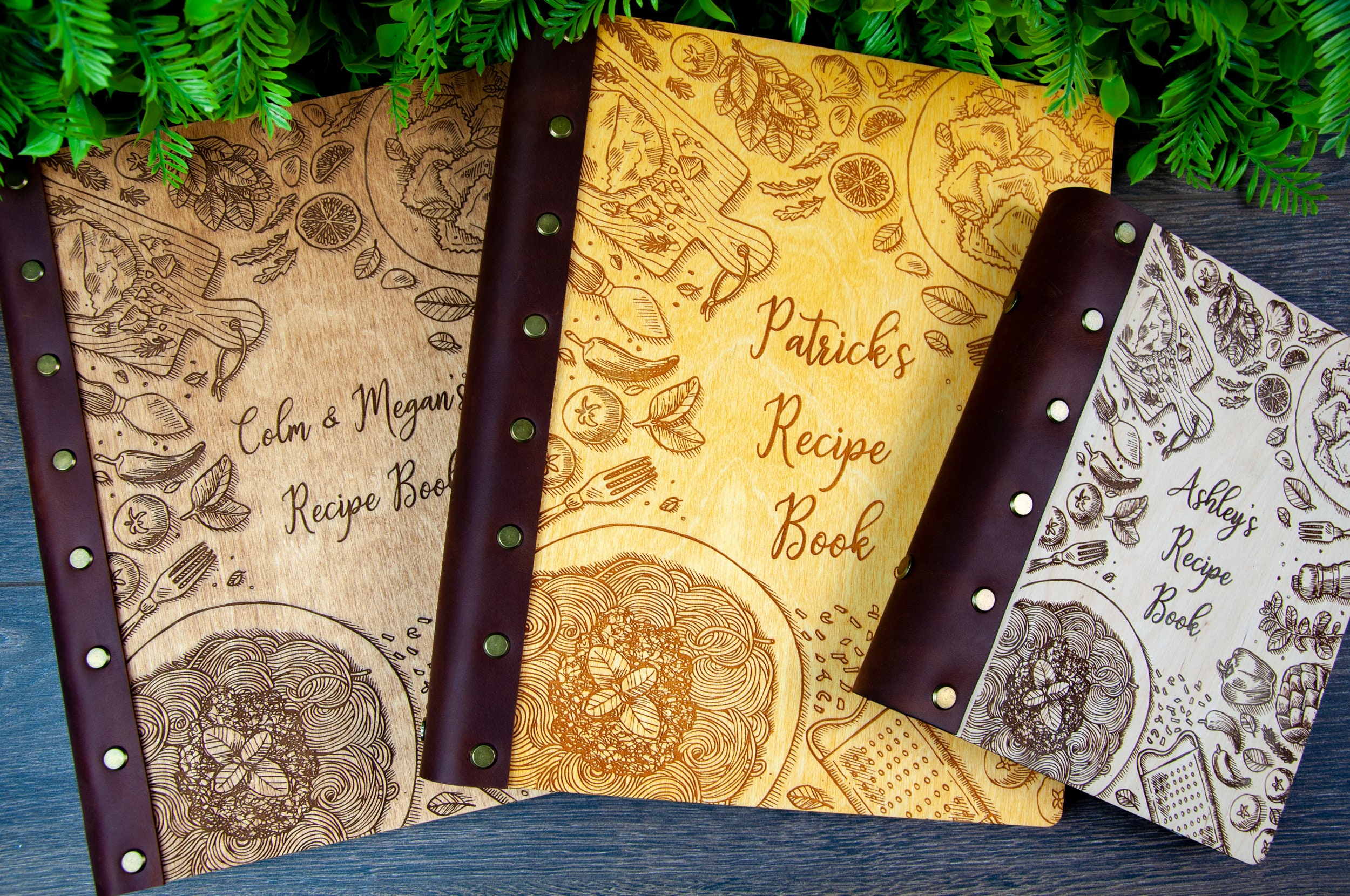 Personalized Recipe Journal Personalized Cookbook Cooking Etsy