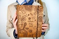 Personalized Wooden Recipe Book Binder: Custom Engraved Cookbook Journal