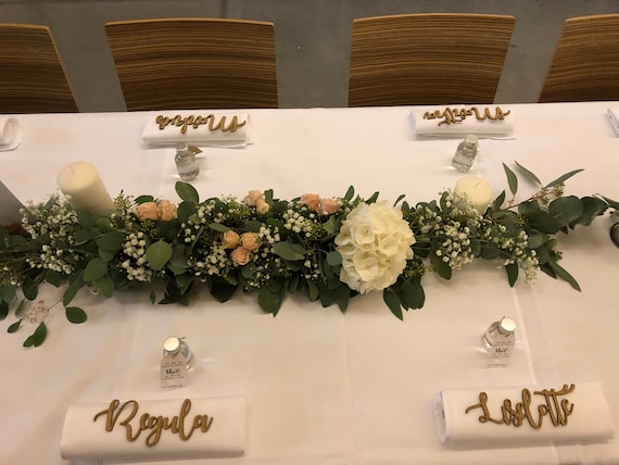 Laser Cut Wedding Place Cards: Personalized Fiberboard Guest Names