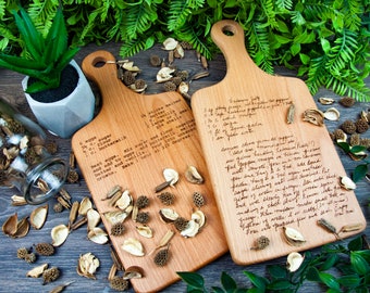 Recette Planche à découper Cadeau fête des mères Cadeau pour son cadeau personnalisé Cuisine Décor De planche à découper personnalisée Anniversaire Personnaliser planche à découper