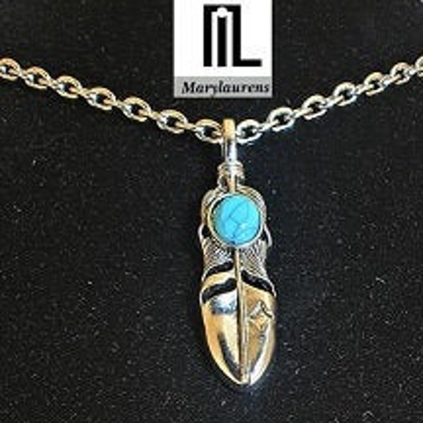 PENDENTIF INDIEN turquoise